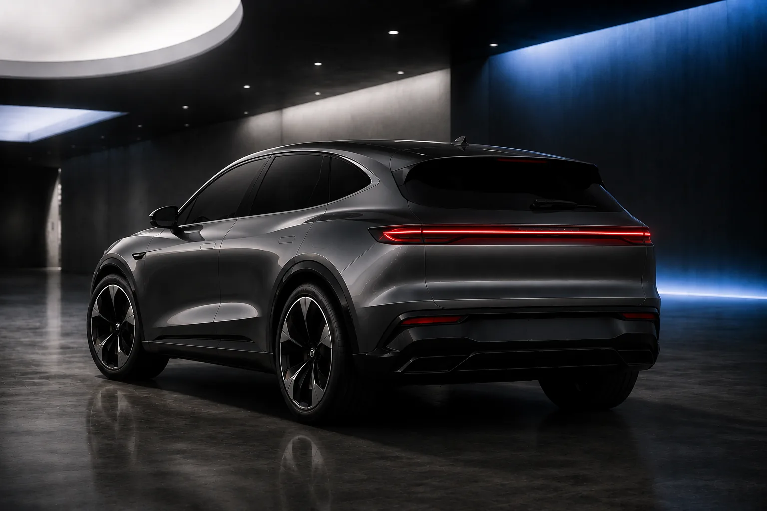 Rear three-quarter view of Auren Project Starbound design study